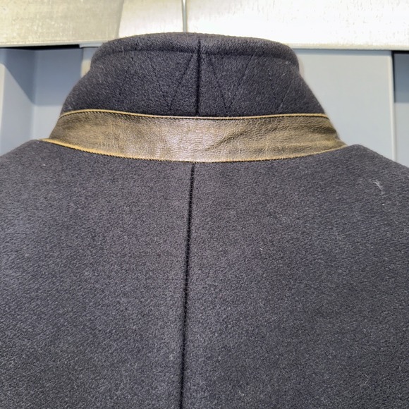 Bond PeaCoat Billy Reid Gray Size:M Made In Italy Wool Men's Jacket - Picture 13 of 13